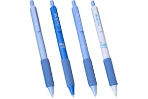 AIGHOMNE 4 Piece Pin Pen Weeding Tool for Vinyl, Precision Retractable Weeding Pen Quick Air Release pinpen Tool Pinpen Vinyl Pen Weeder (4 Pieces-Blue)