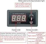 Voktta PWM DC Motor Speed Controller 5-30V 12A 360W Adjustable Speed Regulator view 3