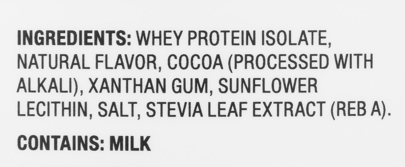  Elements Grass-Fed 100% Whey Protein Isolate Powder, Natural Chocolate, 2.11 lbs (30 Servings) (Packaging may vary): Health & Personal Care