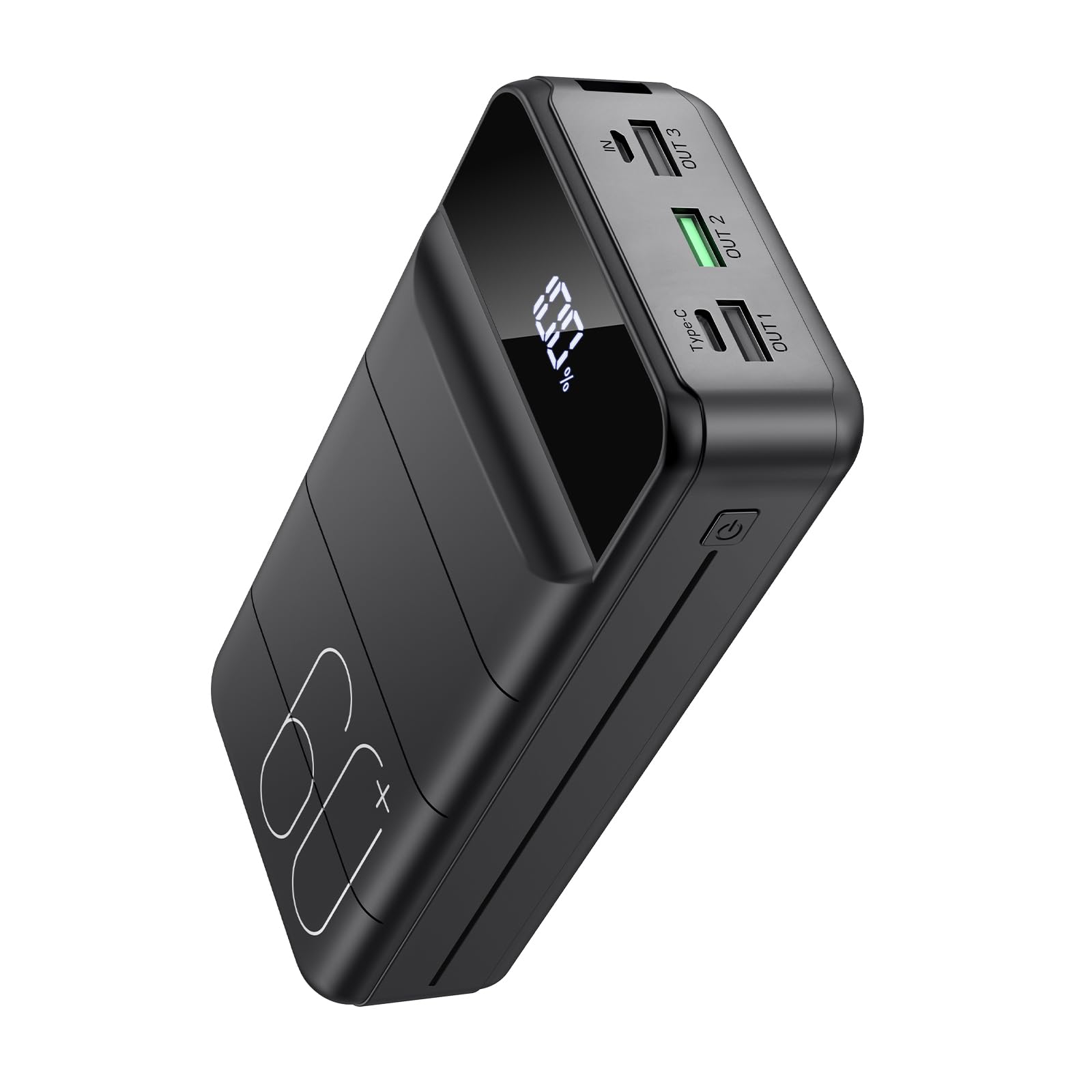 Portable Charger Power Bank 60000mAh Fast Charging 22.5W PD4.0 & QC 4.0 with USB C Battery Pack Charger Portable High Capacity Portable Phone Charger Power Bank for iPhone,Samsung,Travel (Black)