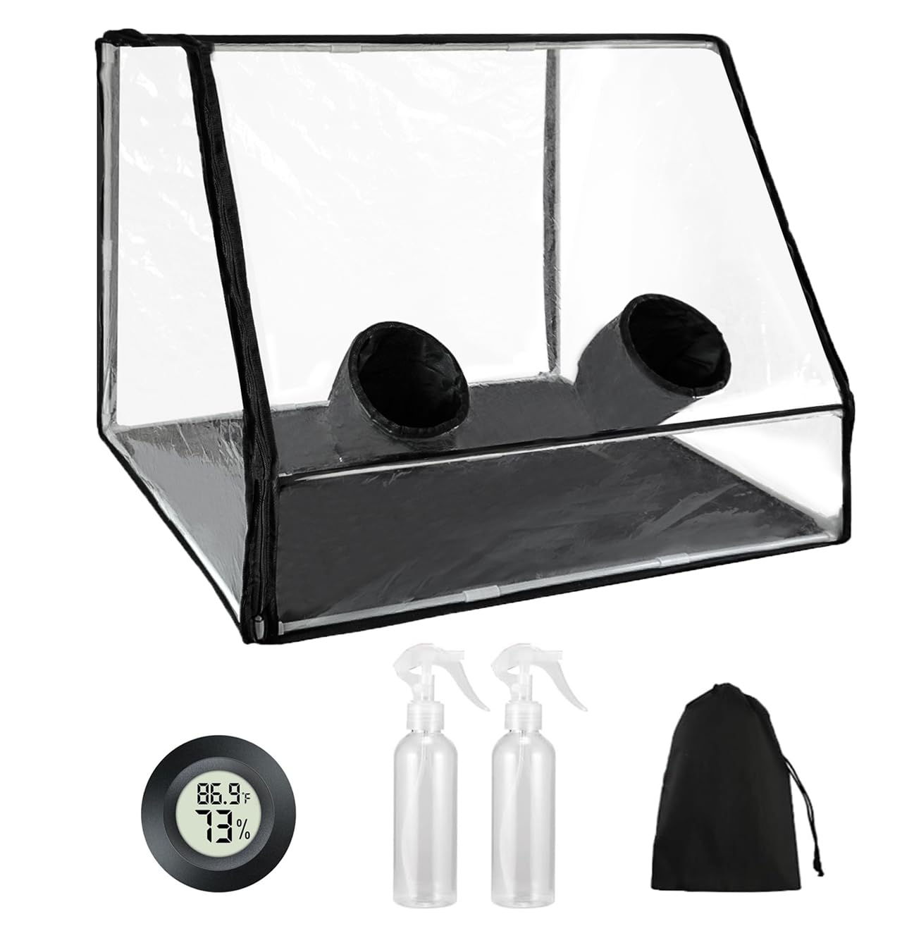 Photo 1 of Still Air Box- 29.5x19.7x19.7 Inch Mushroom Grow Tent,Still Air Box Mycology with Tilted Surface for Wider Observation,Suitable for Small Spaces,Small-Scale Growers and Casual Home Projects