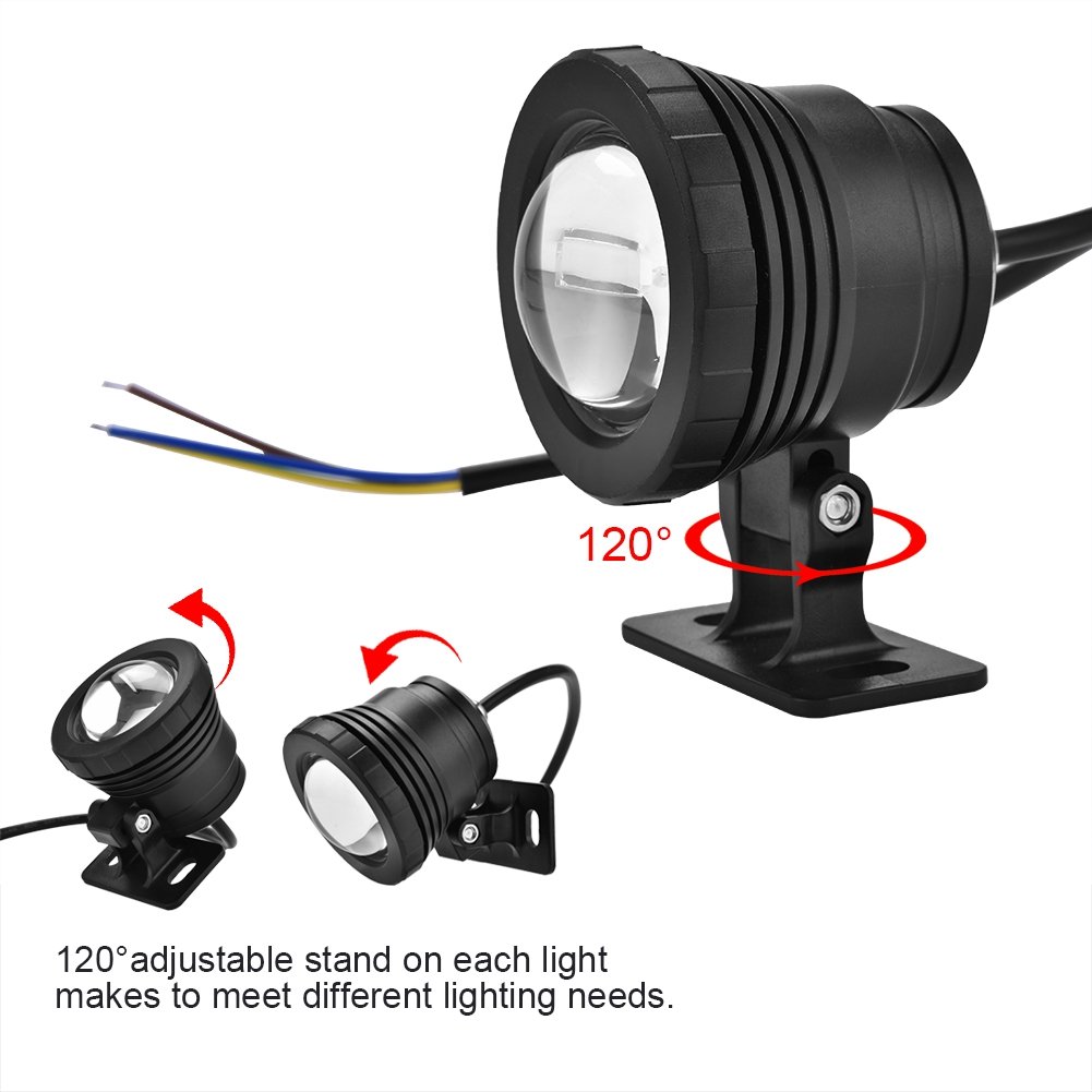 Garsent Teichbeleuchtung RGB Unterwasserlichter mit Fernbedienung für