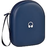 Headphone Case Compatible with JBL Tune 510BT/ 520BT/ for Sony WH-CH520/510/ for JBL Live 460NC/670NC Wireless On-Ear Headphones, Bluetooth Head Phones Storage Bag for Charging Cable -Dark Blue