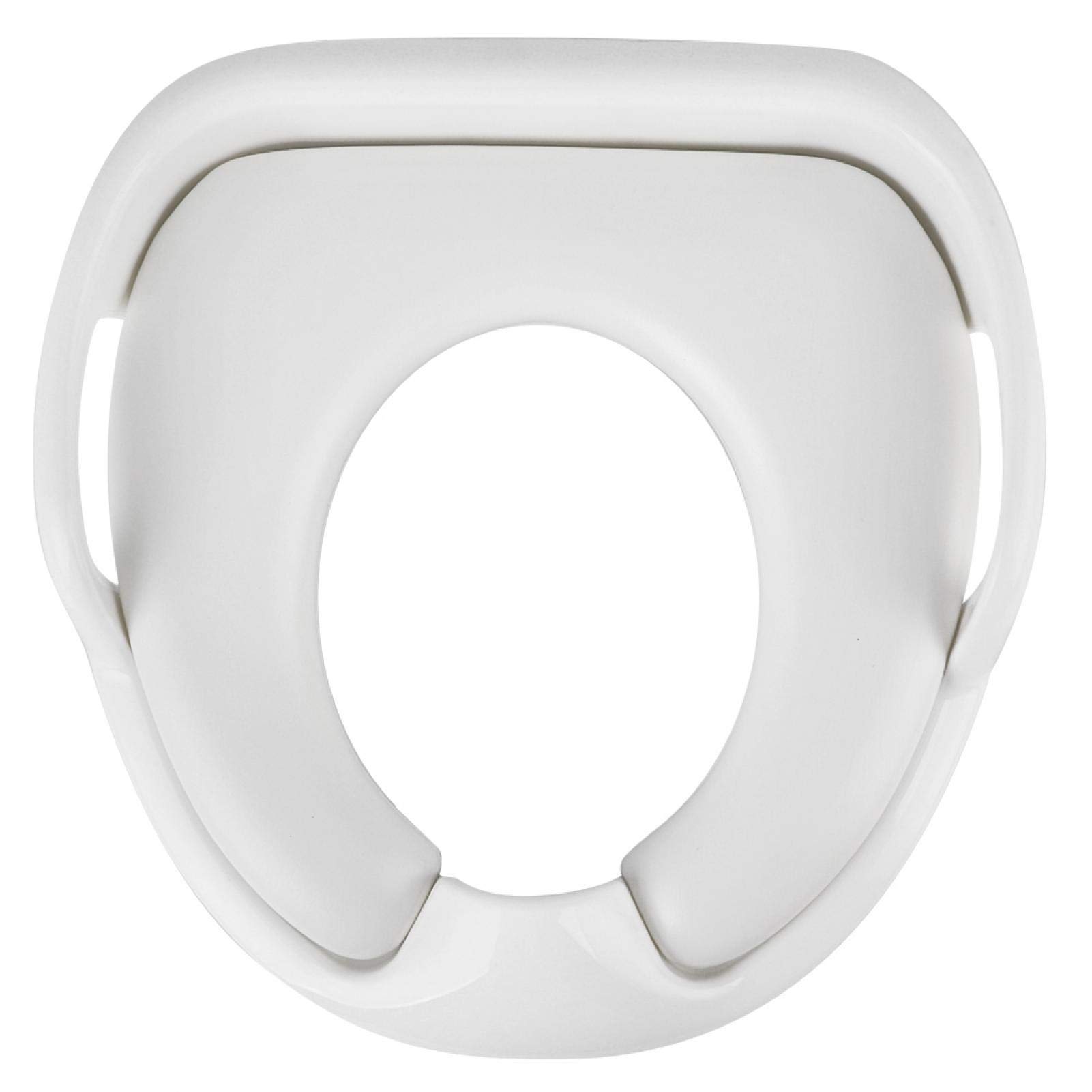Potty Training Seat, with Non‑Slip Handle White Kid Toilet Seat, Anti‑Splash Urine Soft for Potty Training Protect Kids Kid Children(White)