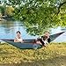 Camping Hammock with Tree Straps, Best Portable Parachute Hammocks for Hiking, Beach Fun, or Backyard Relaxation