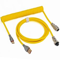 ZDawnn Braided Keyboard Cables 1.5m Coiled Type-C