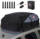 Sailnovo 20 Cubic Feet Car Roof Bag Foldable Soft Roof Box