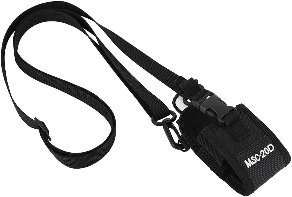 Bewinner Holder Bag for Radfor iOS Portable Radio Case Holder for Outdoor Sports Nylon Shoulder Strap Belt Case Holder Bag Pouch for Walkie Talkie 2-Way Radio Holster