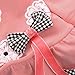 Baby Girls' Bowknot 2pcs Set Children Clothes Suit Top and Pants(FBA) (Age(2T), Flower-Pink) Tag Size 90