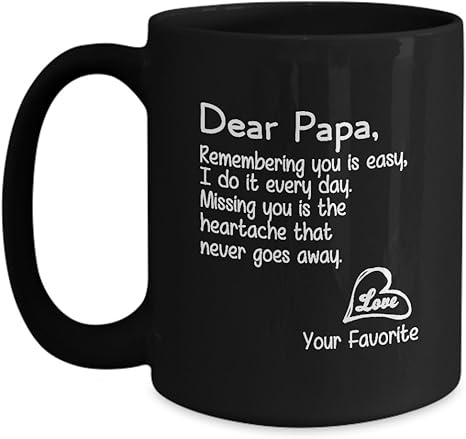 Idee Regalo Natale Per Papa.Dear Papa I Miss You Every Day Divertente Idea Regalo Per La Festa Del Papa Compleanno