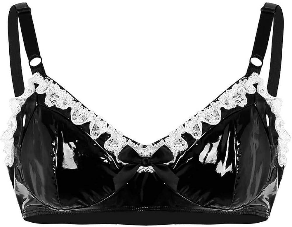 JUNSTORE SenmiaoKleidung Männer BH Top Herren Dessous Sissy Bralette