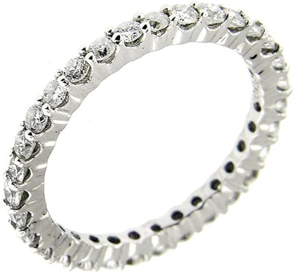 Amazon.com: 1.10 Ct Platinum Diamond All Around Anniversary Wedding