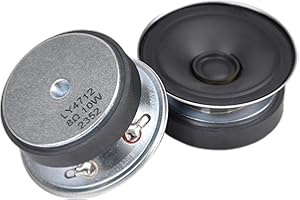 for AIYIMA Audio 2 inch Round Speaker 8Ohm 10W Tweeter Waterproof Positive Hemming Closed Type Speaker 2PCS
