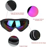 Vicloon Unisex Snow Goggles UV400 Windproof Ski Cycling Goggles view 3