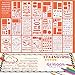 GeMoor 20 Pcs Bullet Journal Stencil Set Plastic Planner DIY Durable Drawing Template for Notebook Diary Scrapbook Craft Projects 4 x 7 Inch ...