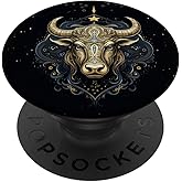 Taurus Astrological Sign Zodiac Design PopSockets Adhesive PopGrip