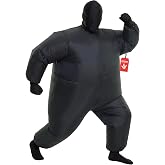 Morph Black Megamorph Inflatable Costume Kids, Halloween Costumes for Kids | Inflatable Costume for Kids, Built-In Fan for Easy Wear &amp; Lightweight, Fun for Dress-Up &amp; Parties, Perfect for Halloween