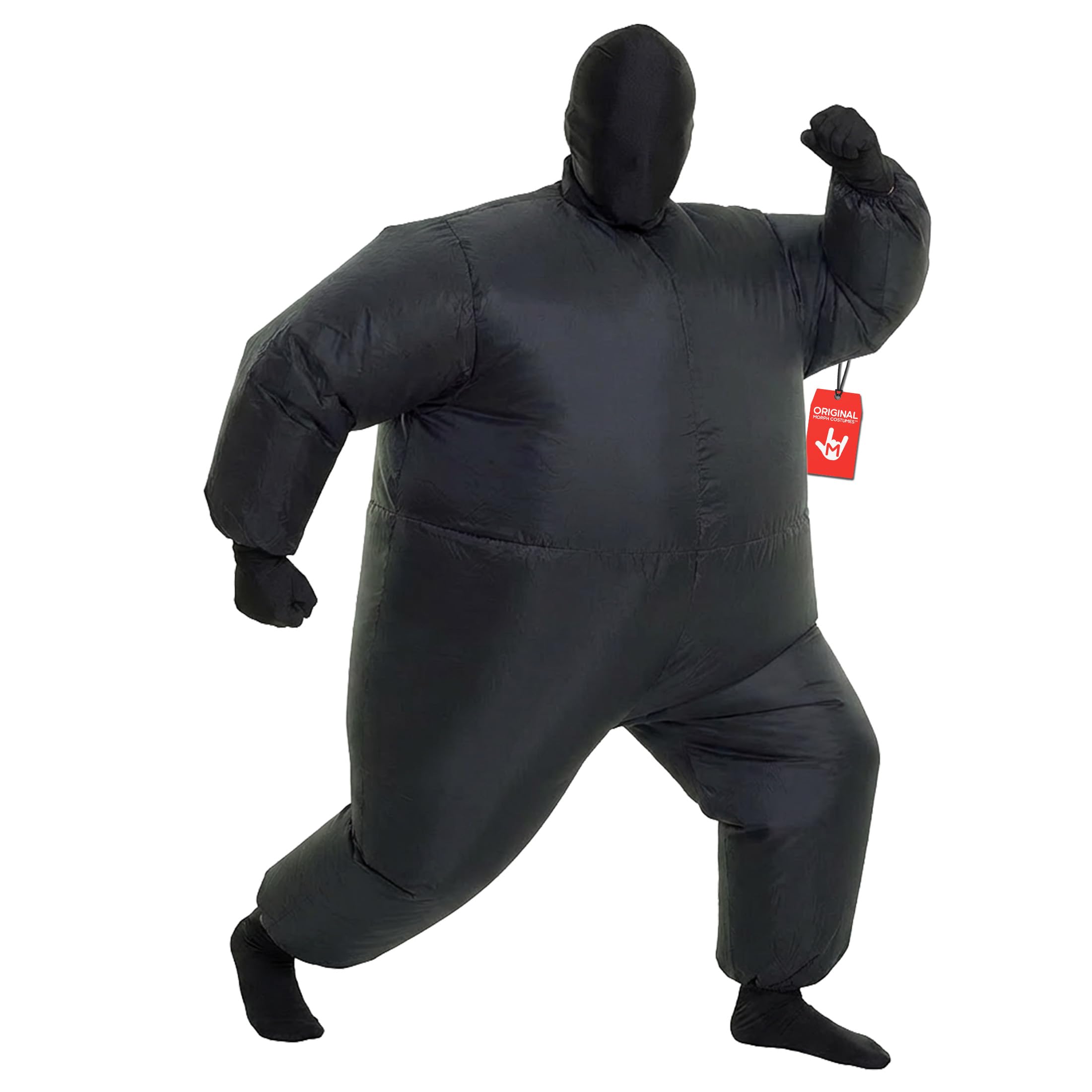 Morphsuits Black Megamorph Inflatable Kids Fancy dress Costume - One Size