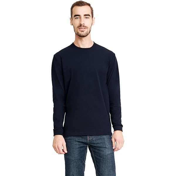トップス At Last & Co. L-S Tee navy Women's Organic Oversized Long Sleeve T-Shirts – Colorful