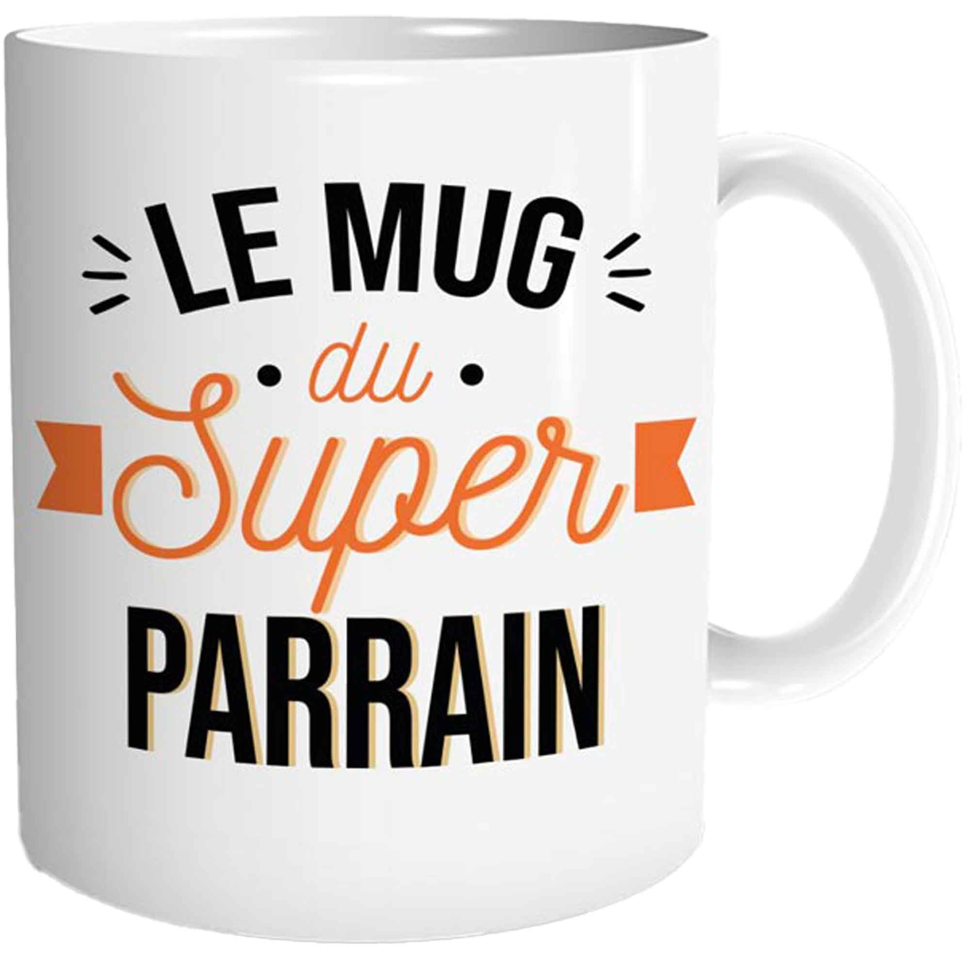 Les Tresors De Lily [Q1665] - Ceramic mug 'Un Parrain Toujours Au Top'