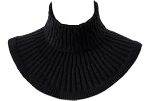 False Collar Casual Scarf Neckerchief Warm Fashion Detachable Windproof Knitted Turtleneck Scarf For Women