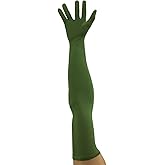 Seeksmile Classic Adult Size 22" Length Spandex Gloves Above Elbow Cosplay Costume Glove