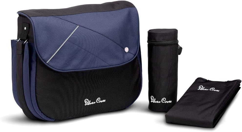 silver cross changing bag blue