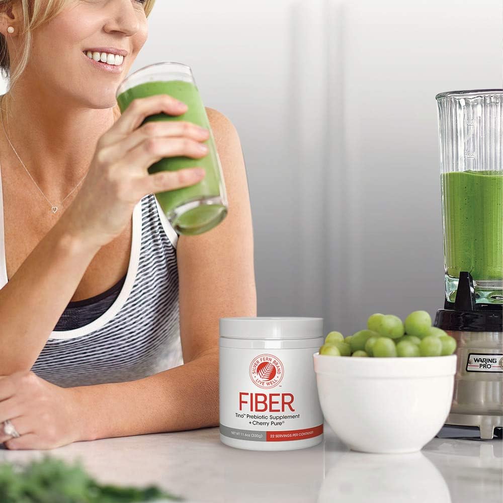 Tino High Fiber Supplement Powder - Non-GMO, Pre-Biotic, Water Soluble, Digestive Friendly, Powdered Mix - Add to Water, Juice, Shakes, Cereal & More (2 Canisters - 15.9 Oz. ea.): Health & Personal Care