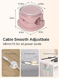 Magnetic Cable Clips, Adjustable Cord Holder