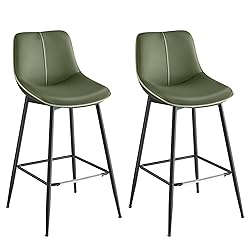 VASAGLE Bar Stools Set of 2, Bar Height Bar Stools