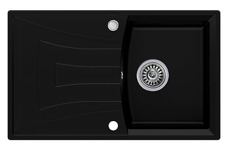 1 Becken Drehexcenter Made in Germany Victory S780 Granitspüle 78x50cm