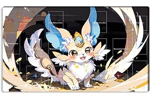 New Mlikemat Playmat Purrely TCG CCG OCG Trading Card Game Mat with Zones + Free Bag (ZD014-665-A)