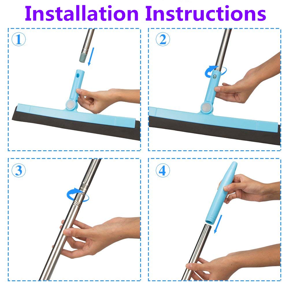 Industrial & Scientific YOLOPLUS Floor Squeegee Adjustable Professional