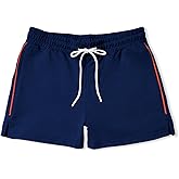 FIROTTII Mens Athletic Sweat Shorts 3 Inch Cotton Soft Casual with Pockets Gym Workout Running Short