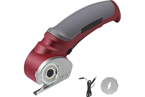 SANJIAN Cordless Electric Scissors, Cardboard Cutter, 4V Electric Cardboard Cutter, Cordless Fabric Scissors, Electric Box Cutter with Blade, Electric Scissors for Cardboard, Box, Leather