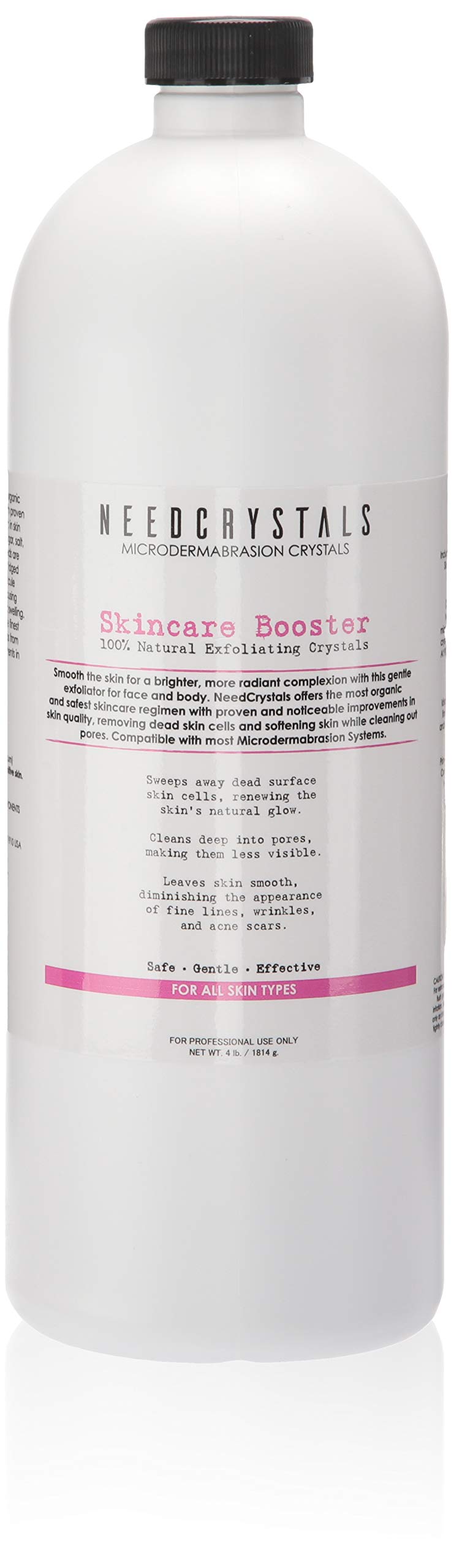Microdermabrasion Crystals (1.81 kg, 120 Grit) All-Natural Rejuvenating Skin Face Exfoliator Treatment for Dull or Dry Skin, Wrinkles, Blemishes, Scars & More by NeedCrystals