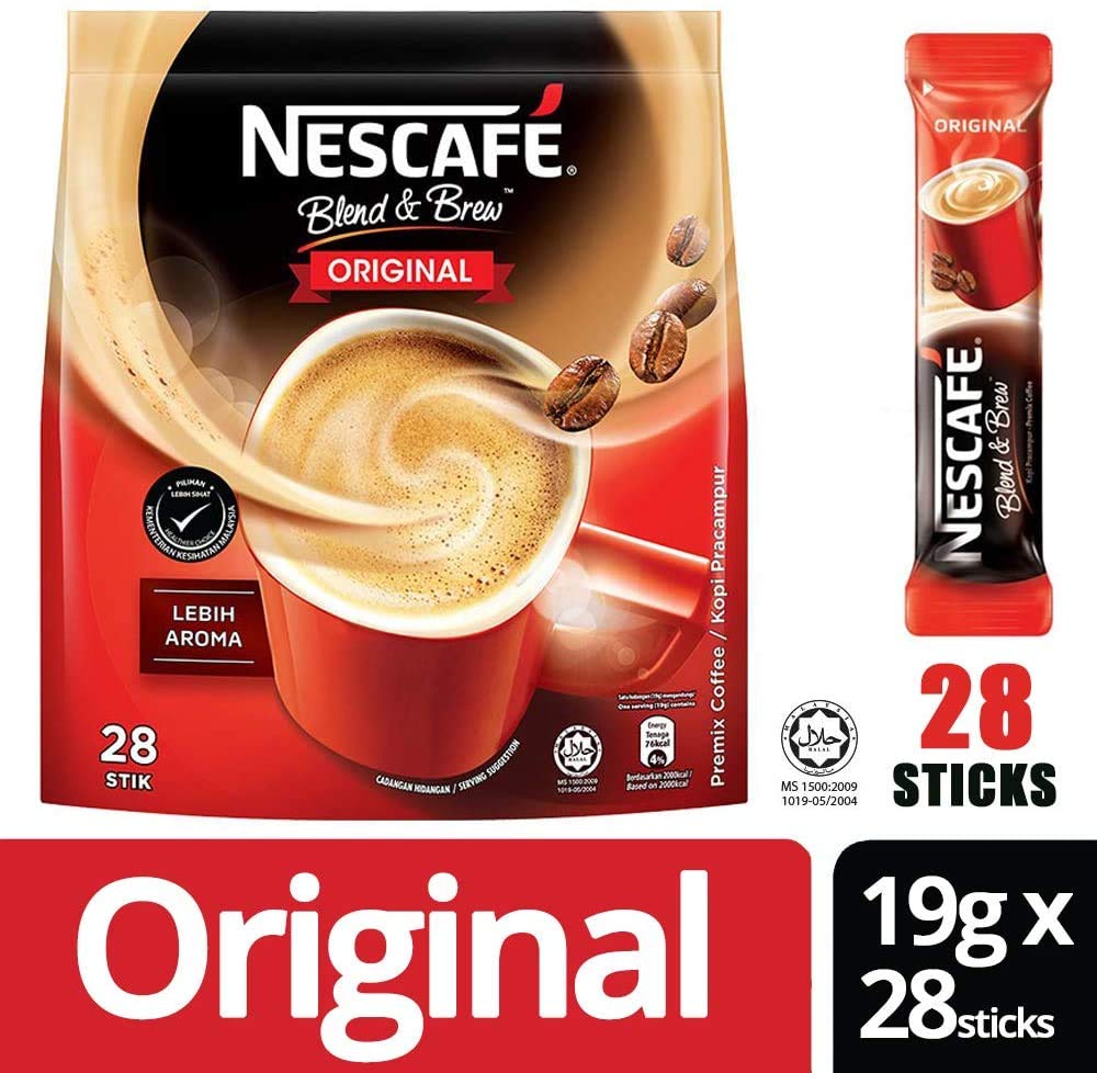 Nescafé 3 in 1 Instant Coffee Sticks ORIGINAL Best Asian Coffee