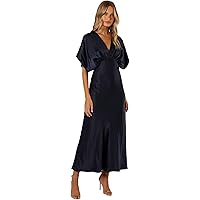 Amazon.com: Petal & Pup Nadia One Shoulder Maxi Dress - Black 0 : Clothing,  Shoes & Jewelry
