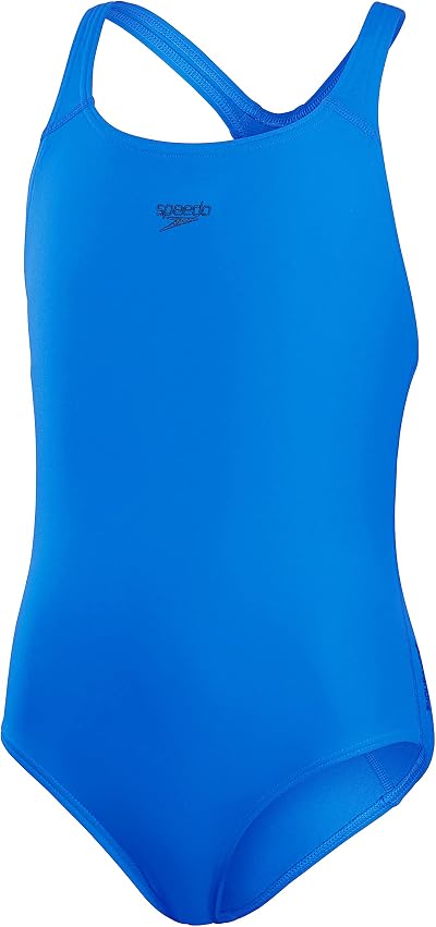 Speedo Girls Eco Endurance+ Medalist Swimsuit Chlorine Resistant Recycled Fabric