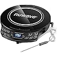 Nuwave Induction Cooktop, Improved Hot Plate with Digital Probe , 106 Temps 100°F-575°F, 3 Watt Settings, Portable Induction Burners for Cooking