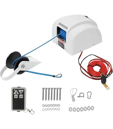 Amazon.com: TRAC-Outdoor Products Pontoon 35 Electric Anchor Winch