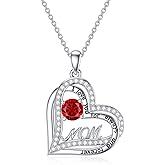 WINNICACA Mom Gifts Mother Daughter Necklace Sterling Silver Mom Necklaces for Women Gifts from Daughter Jewelry for Mom Birthday Mothers Day