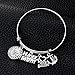 Navy Mom Gifts Bracelet Proud Navy Mom Charm Bracelets for Women I Love My Sailor Charm Bangle Christmas Birthday Mother's Day Jewelry Gifts US Pride Navy Mom Gift