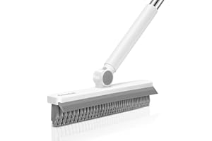 SetSail Grout Cleaner Brush with Long Handle, V-Shaped Floor Scrub Brush Swivel Grout Brush Stiff Bristle Floor Grout Scrubbe