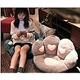 CEROBIT Ironhead Cute cat paw Plush Pillow Plush Sofa Cushion Soft and Comfortable Cushion Pillow Home Bedroom Shop Restaurant Decoration (50x60cm,Light Pink)