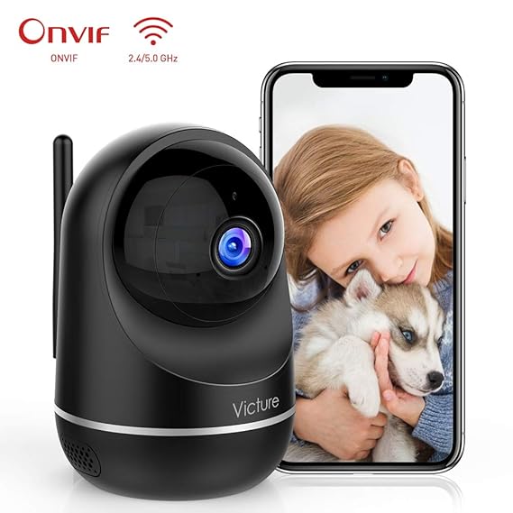 Victure DualBand 2.4G & 5Ghz Caméra sans Fil,1080P Camera Surveillance