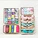 MIU COLOR Foldable Closet Underwear Organizer Drawer Divider Storage Boxes Under Bed Organizer 4 Set for Underwear, Bras, Socks, Ties, Scarves (White)