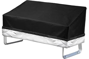Aynaxcol Outdoor Bench Covers Waterproof Patio Loveseat Cover Heavy Duty Outdoor Couch Cover for Outdoor Furniture 2-Seats Pa