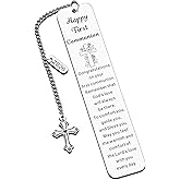 First Communion Gifts for Girls First Communion Gifts for Boys Women Men 1st Holy Communion Bookmark Baptism Confirmation Gifts for Teen Christian Religious Easter Gifts for Kid Easter Basket Stuffers