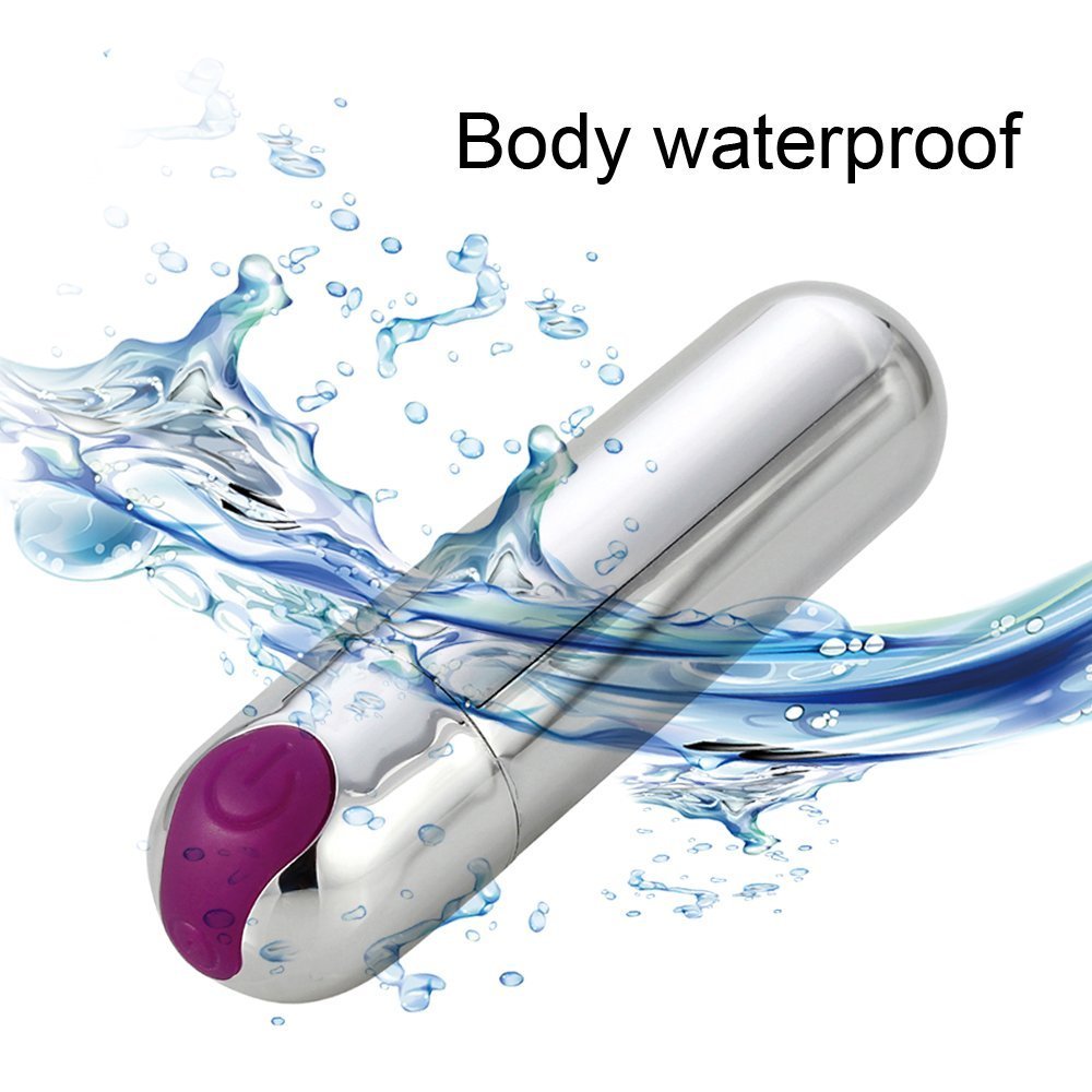 Mini Bullet Vibrator Rechargeable Powerful 10 Speeds G-Spot Clitoral Stimulation Vibrator for Women, Waterproof Clitoris Vagina Stimulator Adult Sex Toys for Couples